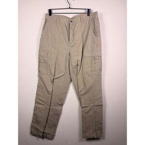 The North Face A5 Series Mens Khaki Tan Cotton Cargo Pants Size 36 Regular